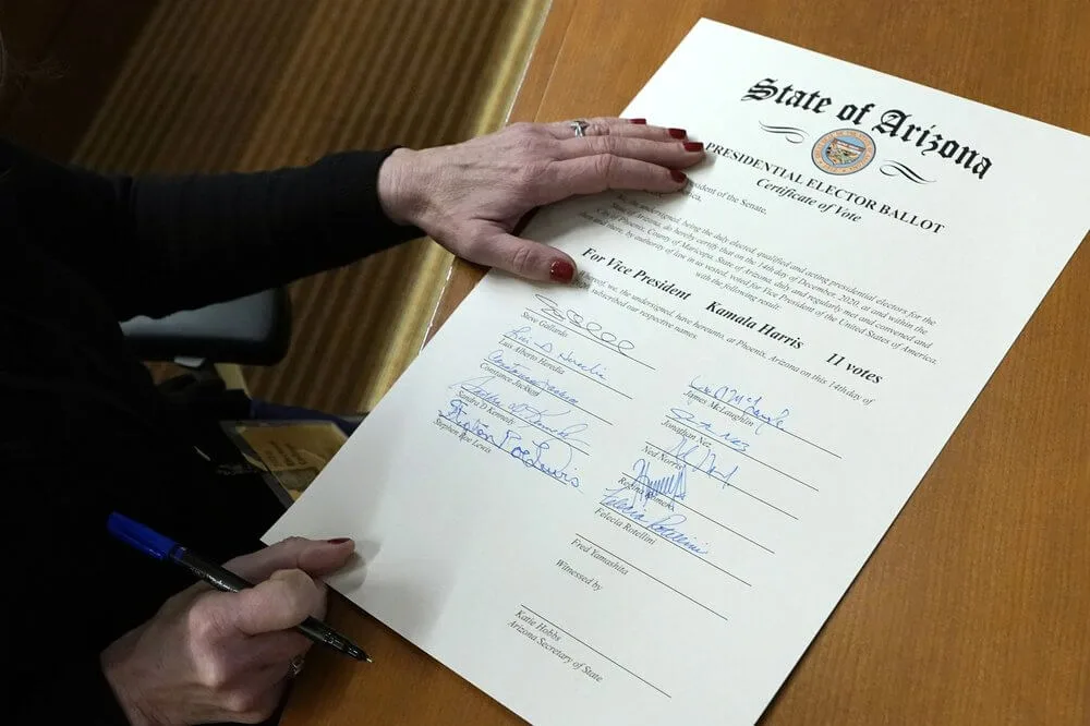 Arizona Electors Say Impostors Must Be Held Responsible for Attempt to Overturn 2020 Election Arizona Electors Say Impostors Must Be Held Responsible for Attempt to Overturn 2020 Election