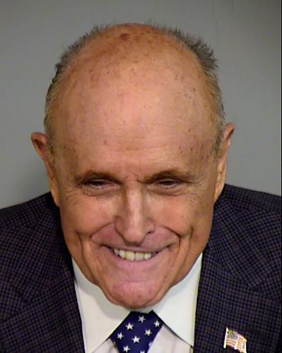 Rudy Giuliani processed in Arizona in fake electors scheme to overturn Trump’s 2020 loss to Biden Rudy Giuliani processed in Arizona in fake electors scheme to overturn Trump’s 2020 loss to Biden