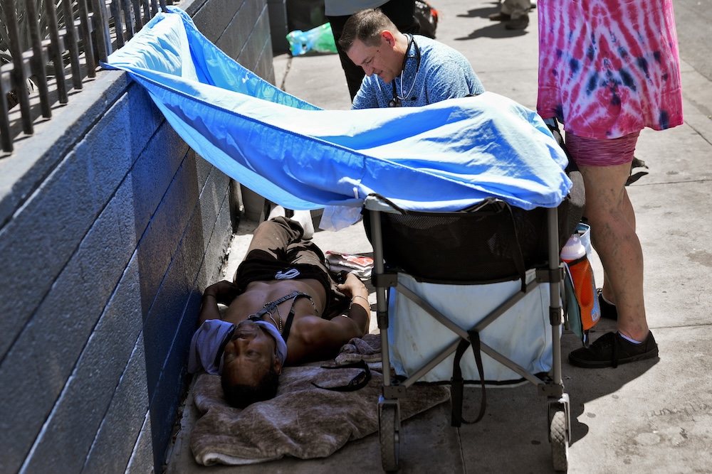 Street medicine teams search for homeless people to deliver lifesaving IV hydration in extreme heat