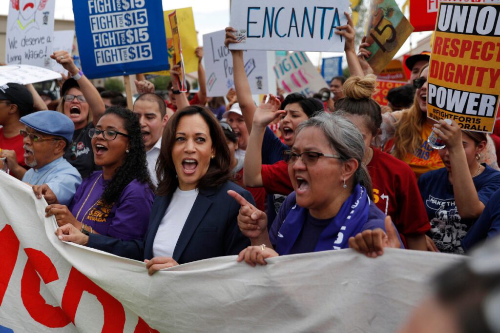harris protest